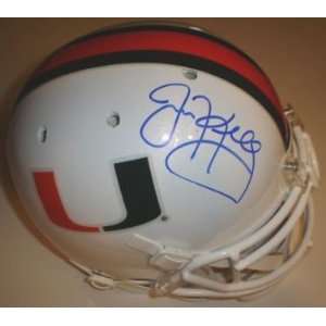 Jim Kelly Autographed/Hand Signed Schutt Authentic Miami Full Size Pro 