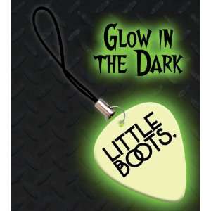  Little Boots Premium Glow Guitar Pick Mobile Phone Charm 