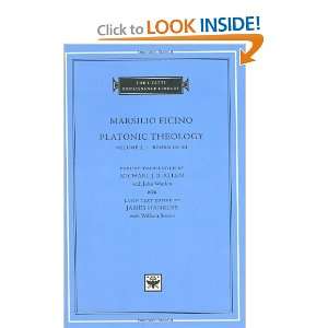   Tatti Renaissance Library) (9780674010659) Marsilio Ficino Books
