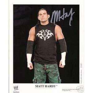 MATT HARDY WWE WWF AUTOGRAPHED SIGNED PROMO P 1142
