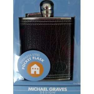  Michael Graves Design Stainless Steel Pocket Flask 