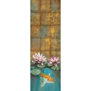  Golden Koi I, by Selina Werbelow, 17 in. x 41 in 