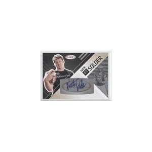    2011 SAGE Autographs Silver #49   Nate Solder Sports Collectibles