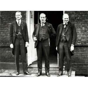 Neville Chamberlain, Stanley Baldwin and Winston Churchill 