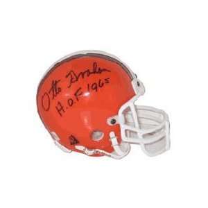 Otto Graham, Cleveland Browns Autographed Riddell Authentic Mini 