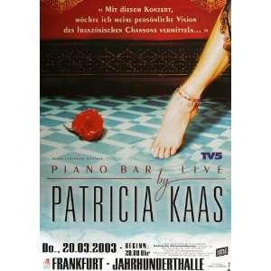  Patricia Kaas   Pianobar Life 2003   CONCERT   POSTER from 
