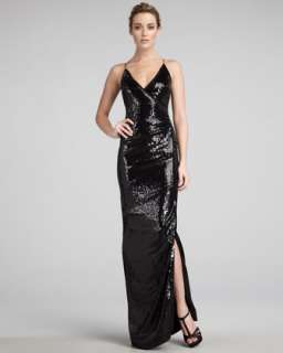 Surplice Neckline Gown  