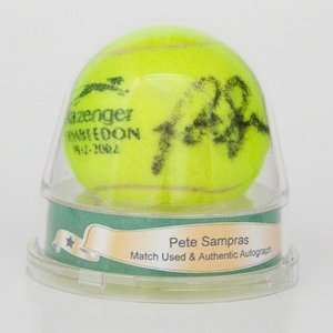 Pete Sampras Wimbledon Match Used Autographed Tennis Ball