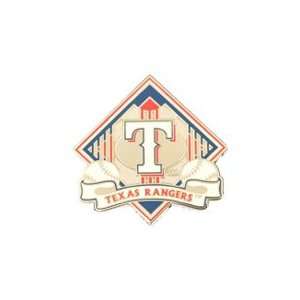     Texas Rangers Diamond Banner Pin by Peter David