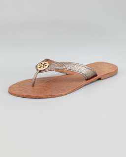 Metallic Thong Sandal  