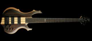 ESP LTD F 5E Electric Bass Guitar Ebony Fretboard Natural Satin  