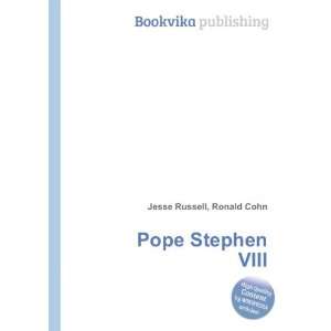  Pope Stephen VIII Ronald Cohn Jesse Russell Books