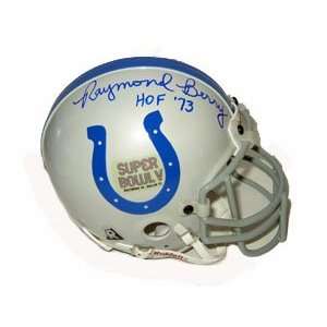  Signed Raymond Berry Mini Helmet   Authentic   Autographed 