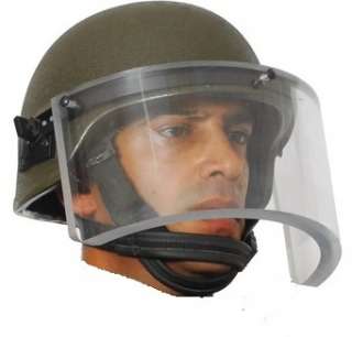 helmet face shield bulletproof ballistic visor tactical pasgt kevlar 