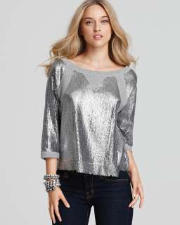 Quotation Plenty by Tracy Reese Stretch Sequin Sweatshirt 