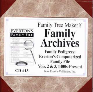 Family Tree Maker Family Archives Family Pedigrees Evertons 