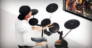 ION Drum Rocker Rock Band 1 2 PS3 PS2 + 3rd Cymbal Kit  