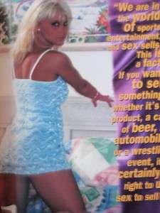 WOW wrestling female magazine/Diva Rena Mero Sable 9 99  