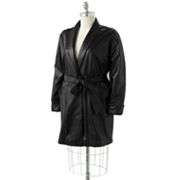 Excelled Leather Coat   Womens Plus