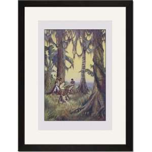   Matted Print 17x23, Robinson Crusoe Nor Can I Tell