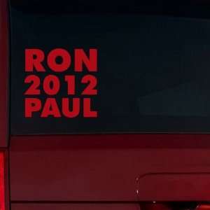Ron Paul 2012 Window Decal (Red)
