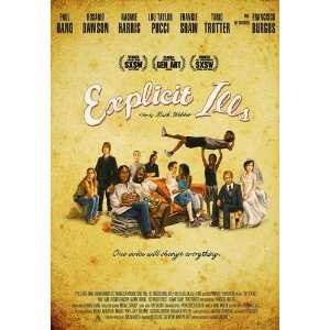  Explicit Ills Poster 27x40 Rosario Dawson Francisco Burgos 