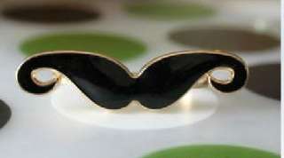 Handlebar Moustache Two Double Finger Ring Adjustable  