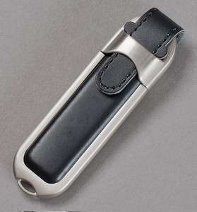 Premium Black Leather USB Flash Memory Drive(Stick/Pen/Thumb) 4GB 