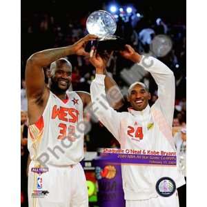 Shaquille ONeal & Kobe Bryant 2008 09 NBA All Star Game Co MVPs 