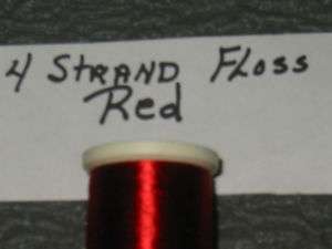 RED   4 STRAND FLOSS  