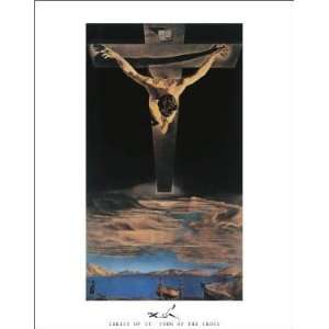  Christ Of St. John of the Cross by Salvador Dali   28 x 22 