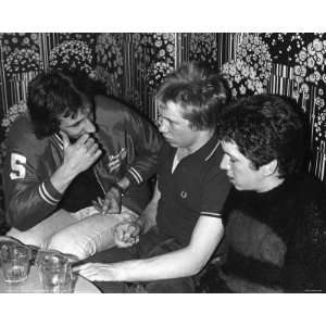    Pete Townshend with Paul Cook and Steve Jones 1978