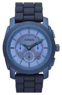 New Fossil FS4703 Machine All Blue Chronograph Mens Watch in 