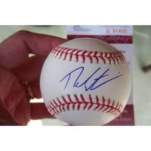 Theo Epstein Redsox Gm Jsa/coa Signed Baseball   Autographed Baseballs 