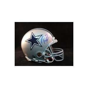 Tony Romo Autographed Mini Helmet   Autographed NFL Mini Helmets