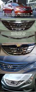   ix45 Chrome Radiator Grille, Hood Garnish 2EA 1SET OEM Hyundai  