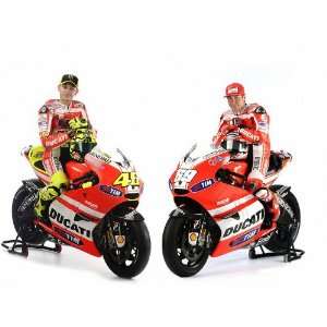 Valentino Rossi and Nicky Hayden on Ducati Bike Moto GP MOTOGP 