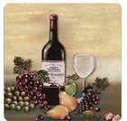   Tuscan Wine Grape Vine Square Gas STOVE Eye Range BURNER COVERS  