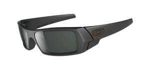 Oakley Mens Gascan Sunglasses 03 473 Matte Black Frame / Grey Lens 