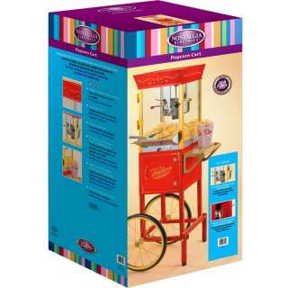 Popcorn Machine Maker + Cart Stand ~ Pop Corn Popper Nostalgia 