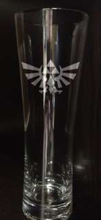   Logo #1 Etched Beer Glass #1 9 19oz The Legend of Zelda Glassware