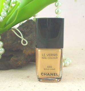 Chanel Le Vernis Nail Polish   440 Gold Lame   Full Size   New no Box 