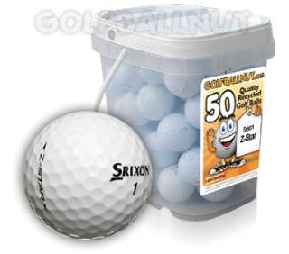 50 Ball Bucket Srixon ZStarX Mint Used Golf Balls  