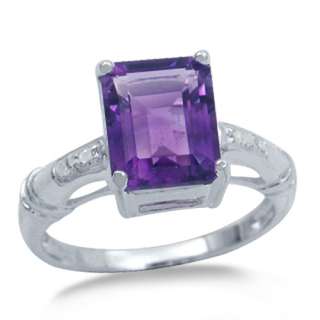 African Amethyst or Green Amethyst Silver Cocktail Ring  