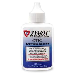  Zymox Otic Pet Ear Treatment with Hydrocortisone, 8 Ounce 