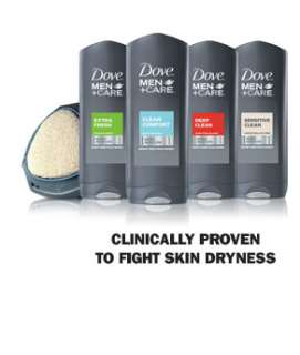 Dove ® Men+Care Body and Face Wash  Clinically proven to fight skin 