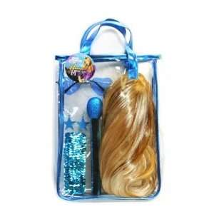  Hannah Montana Tote Bag Purse with Wig and Assorted 