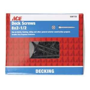  ACE DRYWALL SCREWS 21764 Deck Screw, Bugle Head # 8 x 2 1 
