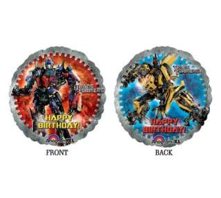 Transformers Happy Birthday 18 Balloon Mylar Foil Party Prime & Bee 2 