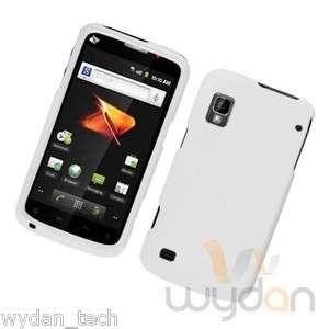 New Matte White Ultra Hard Snap On Phone Protector Case for ZTE Warp 